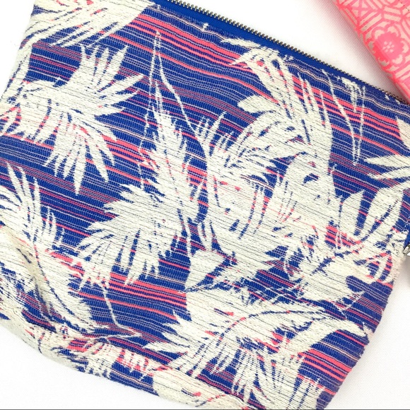 J.Crew Sunwashed Tropical Clutch - Picture 2 of 6